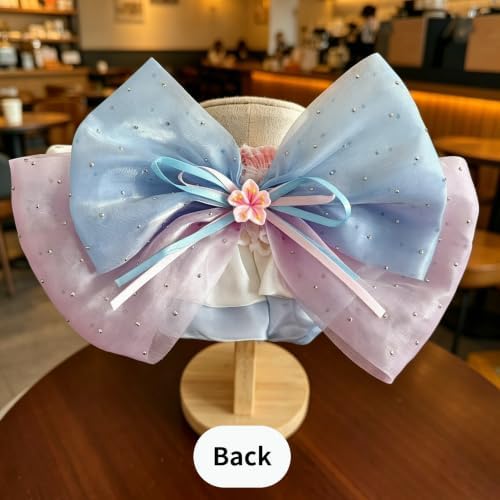 Cat Dog Lace Bow Collar Luxury Elastic Neckline (#1)