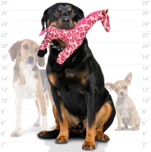 MIGHTY Tuffy 2 Pack Giraffe Dog Toys