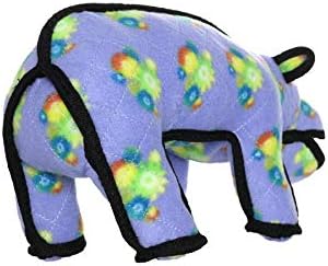 TUFFY® - 2 Pack Original : Hippo Dog Toy : Ultra Durable Plush Dog Toy with Multiple Layers & Reinforced Seams, Washable and Floats, Original Construction