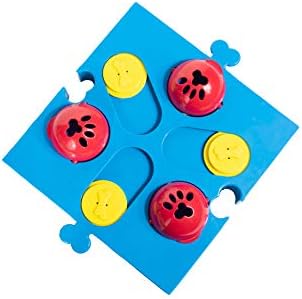 SPOT by Ethical Products Interactive Seek-A-Treat Flip 'N' Slide Dog Toy Puzzle | Dog Treat Reward Toy Connector Puzzle Improves Your Dog's IQ | Specially Designed for Training Treats