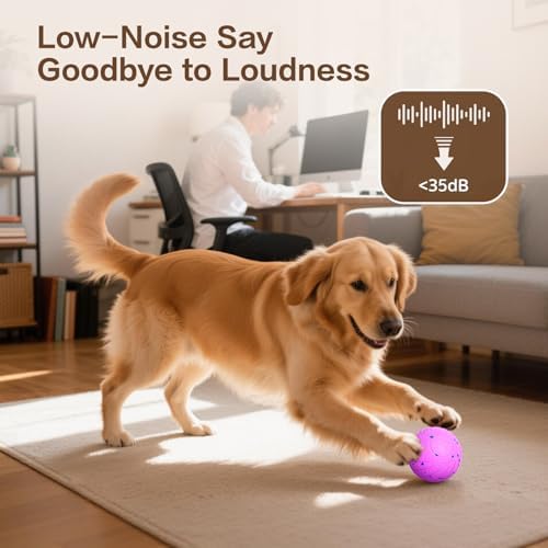 Interactive Dog Ball, Smart Interactive Dog Toys for Medium and Large Dogs