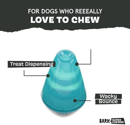 Barkbox Lava Champ Dog Toy for Medium Dogs – Wacky Bounce and Treat Dispensing Fun for Engaging and Interactive Playtime