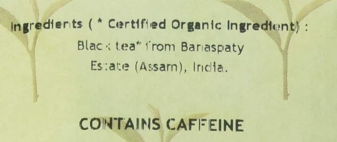 Davidson's Tea Bulk, Organic Assam Banaspaty Estate Tea 1 Pound Bag