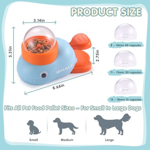 Interactive Dog Toys & Cat Toys for Indoor Cats, Dog Puzzle Toy Slow Feeder Bowl, Puppy Enrichment Toys, Interactive Cat Toys, Dog Feeder Puzzle Toy for Smart Dogs to Keep Them Busy with Silicone Mat