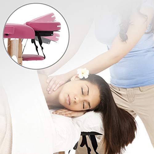 BestMassage Massage Bed Portable Massage Table 24 inch Wide Lash Bed Height Adjustable 2 Folding Spa Table with Non-Woven Bag for Spa Footmassage Facial CareSpa Tattoo