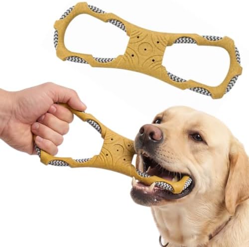Tug of War Dog Toy, Interactive Dog Toys, Dog Chew Toys, Yellow