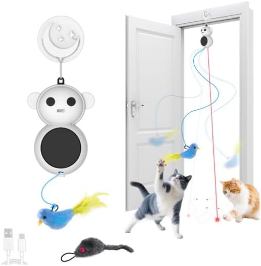 Interactive Cat Toys for Indoor Cats with Flying Bird