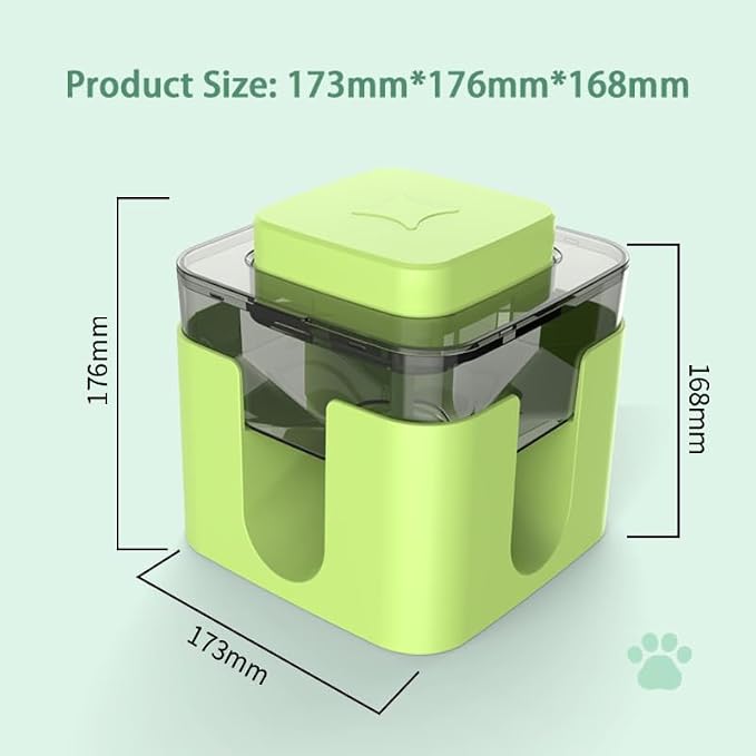 Multi-Functional Dog Puzzle Toy Large-Capacity Treat Dispenser Features Treat Release Function Ideal for IQ Training and Entertainment Suitable for All Dogs (White)