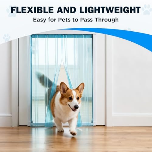 9.8 in x 4.9 ft Dog Door Replacement Flaps, Trim to Size Pet House Flap