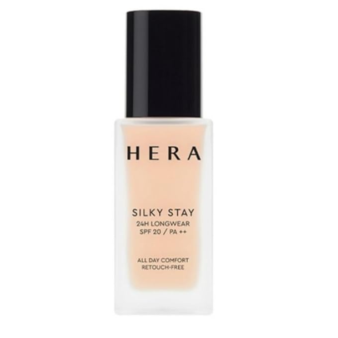 HERA Silky Stay 24H Longwear Foundation SPF20/PA++30 g, 1.02 Fl Oz (Pack of 1)