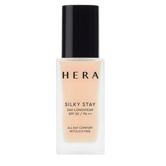 HERA Silky Stay 24H Longwear Foundation SPF20/PA++30 g, 1.02 Fl Oz (Pack of 1)