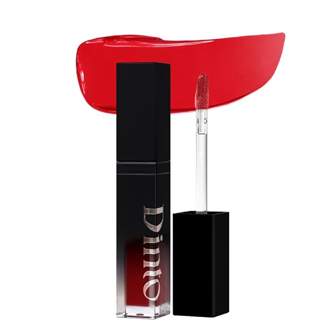 DINTO (Peter & Wendy Collection Deep-Kissed Plumping Lip Enamel - Glitter Lip Gloss, High Shine, Cooling Plumping, Long-Lasting, Vegan & Cruelty-Freel (159 Jealous Bell, 4ml)