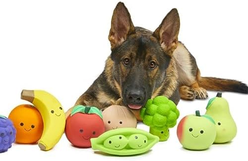 Petface Latex Pea Pod Dog Toy, Large