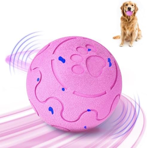 Interactive Dog Ball Toy, Smart Dog Toy for Medium and Large Dogs, Automatic Moving Rotating & Bouncing Ball, Durable E-TPU Material, IP54 Waterproof, Motion-Activated Dog Toy for Active Dogs