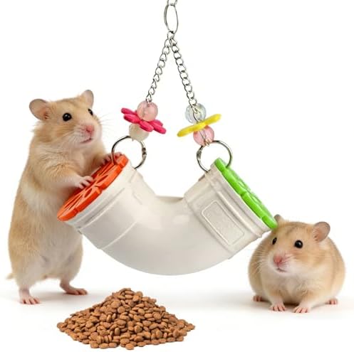 Rat Enrichment Toys, Small Pet Hanging Foraging Toy, Rat Cage Accessories