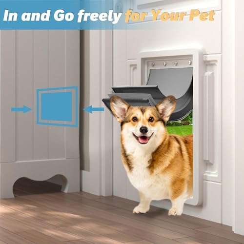 3-Flap Medium Dog Door Replacement Flap with Screws | Compatible with PetSafe Freedom PAC11-11038, Extreme Weather, Durable Flexible Flap, Dog Door Replacement, 12 7/8" x 8 1/8"