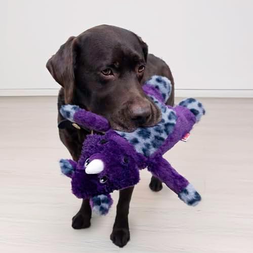 KONG Jungle Jamz Plush Dog Toys – Squeaky, Crinkly, and Rattling Durable Toys for Dogs – Safari Animal Collection (Gorilla/Elephant/Rhino Combo)