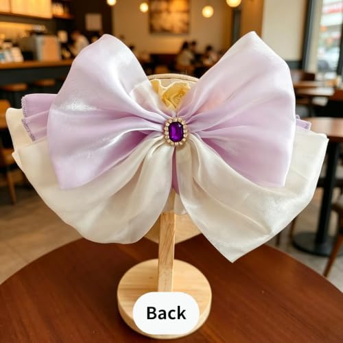Cat Dog Lace Bow Collar Luxury Elastic Neckline (#3)