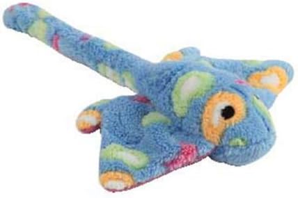 Zanies Sea Charmer Dog Toys, Blue Stingray, 11"