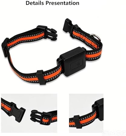 Pet GPS Tracker, Dog Tracking Collar with GPS/Beidou/WiFi/LBS, 90-Day History Tracking, Real-Time Location, Waterproof, Low Battery Alert, Multi-User Monitoring for Large Medium Small Dogs