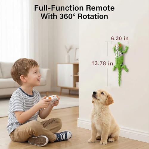 Lizard Cat Toy Wall Climbing Remote Control Toy for Indoor Cats