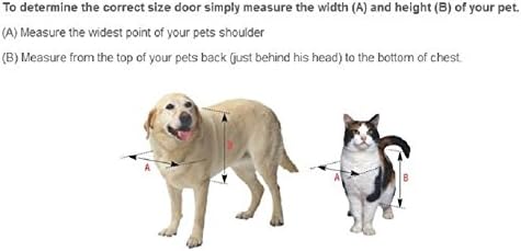 Ideal Pet Products Air Seal Pet Door | Telescoping Frame, Small, 6.63" x 7.25" Flap Size