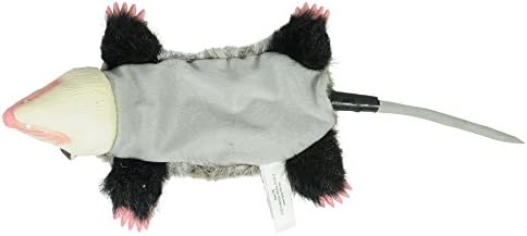 Hyper Pet Real Skinz Opossum Plush Dog Toy, Medium (Pack of 12)