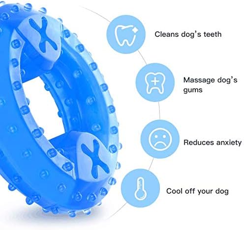 NWK Cooling Chew Toy for Dogs, Puppy Teething Toy (Ring)