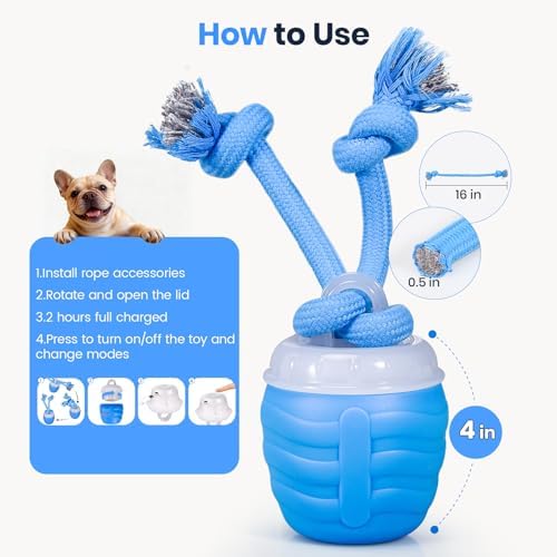 Interactive Dog Toys for Medium Dogs, 2026 Upgraded Automatic Smart Motion Pet Ball, Interactive Dog Toy to Keep Them Busy, Chase Buddy Dog Toy