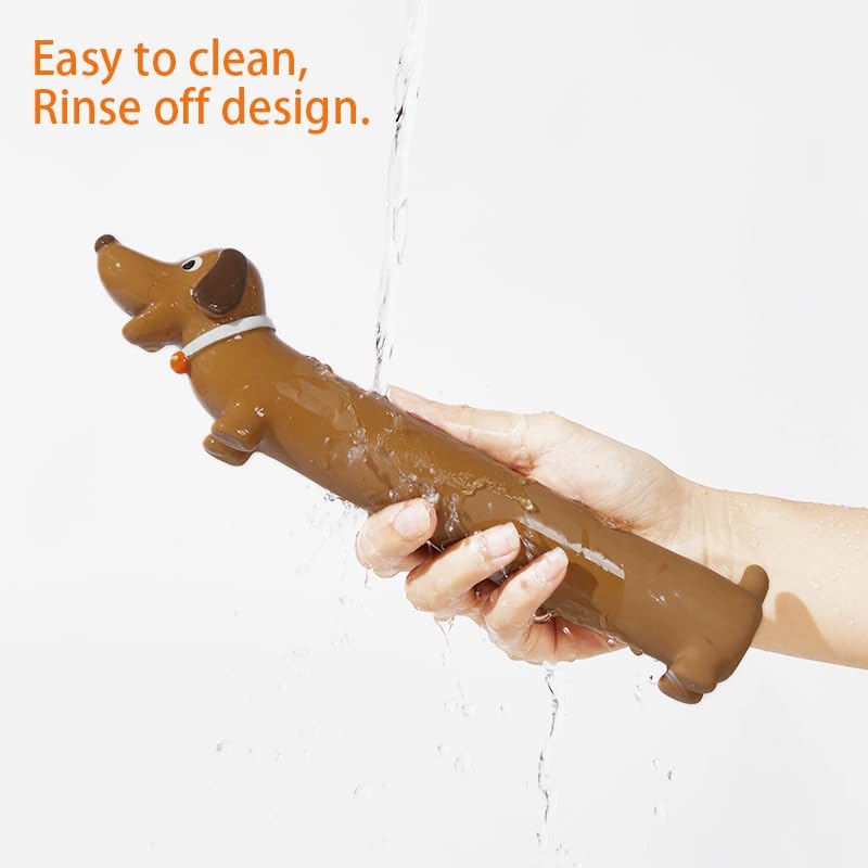 Mikivery Dog Chew Toys Tough Squeaky Latex Toy, for Aggressive Chewers