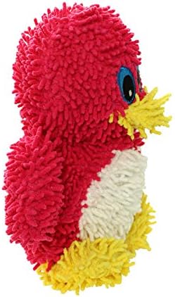 MIGHTY Tuffy Microfiber Medium Ball Penguin Dog Toy