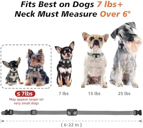 Ultra Compact Dog Shock Collar, Lightest Dog Training Collar with Remote for Small Dogs 5-30lbs & Medium Dogs/Puppies, Waterproof, Rechargeable, 1300ft Range (White Black Dot&Small)
