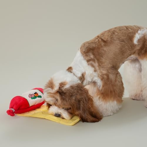 CHEWFFON Snuffle Dog Toy, Interactive Crinkle Toy for Enrichment