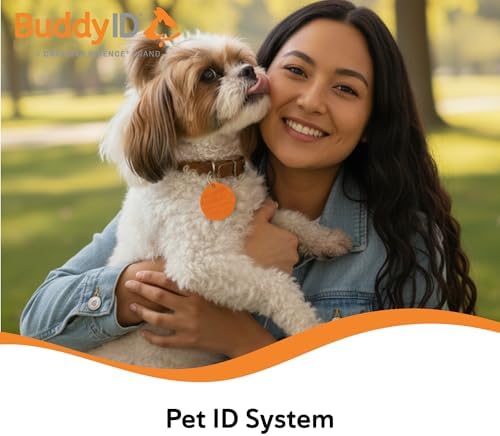 BuddyID Complete Protection System with ISO Microchip & QR Pet Tag, 1ct