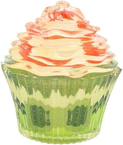 Molaxpet Squeaky Dog Toy Cupcake Rubber Interactive Chew Toy for Pet Dogs