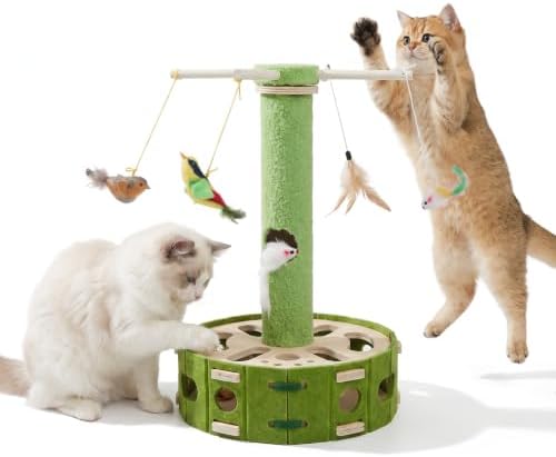 Interactive Cat Toys for Indoor Cats, Cat Enrichment Puzzle Toy S