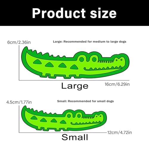Lettuce Pets Dog Toys, Low Feed Chew and Fetch Crocodile Device Toy for for Medium & Small DogsOdontological Health Inside Use Robust Substance