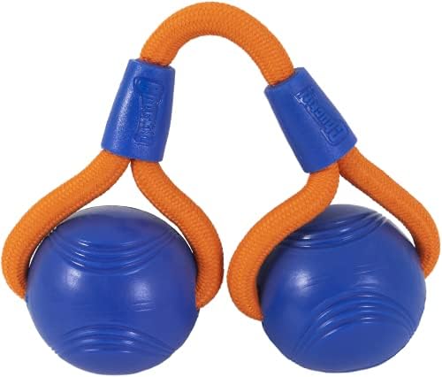 Chuckit! Crunch Ball Dog Toy, Medium, Duo Tug, for All Breed Sizes
