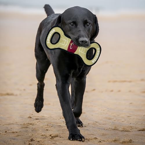 Pets First NBA Miami Heats Field Toy. - Tough Nylon Pet Toy with Double Trim Stitching & Inner Squeaker, One Size