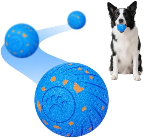 2-in-1 Interactive Dog Ball Toy for Aggressive Chewers, Automatic Moving & Bouncing E-TPU Dog Ball, 3 Modes Smart Pet Toy with Motion Sensor