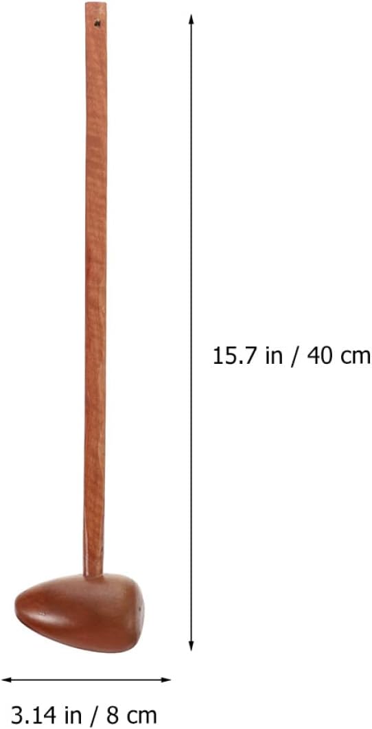 2 Pack Wooden Massage Hammers Body Massage Hammer Tools for Muscle Relief Blood Circulation Foot Relaxation and Trigger Point Therapy 16.53 in Length