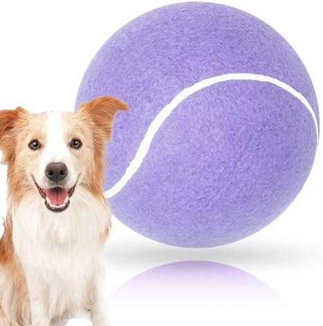 Banfeng Giant Dog Tennis Ball, 9.5" Big Sport Toy Gift for Large Breeds