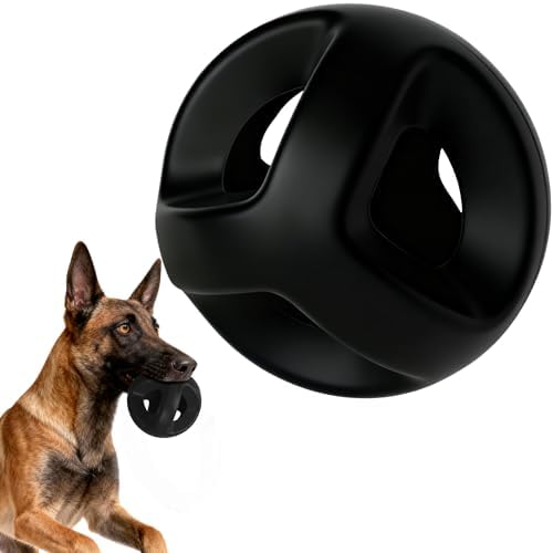 PetiFine Natural Rubber Dog Ball,Large Dog Toys for Aggressive Chewers,4.5"