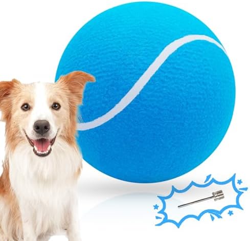 Banfeng Giant Tennis Ball for Dogs, 9.5" Large Outdoor Doy Sport Ball Gift
