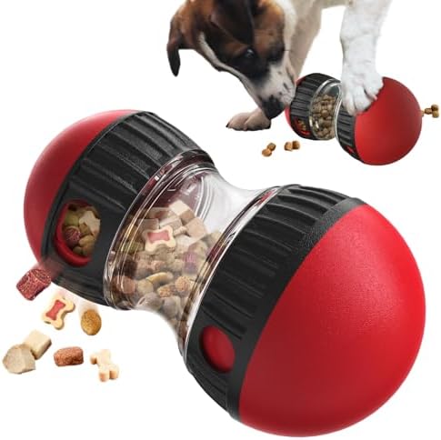 Dog Puzzle Toy Adjustable Treat Dispensing Ball ﻿Fun Slow Feeder