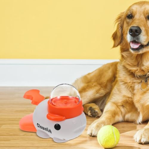 Interactive Pet Treat Dispenser Dog Whale Shaped Slow Feeder for Training with Press and Rotate Design Portable and Convenient for Home Use