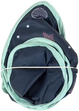 Kitty City Galactic Pop-Up Cat Play House, Collapsible Indoor Cat Hideout with Peekaboo Openings, Lightweight Foldable Kitty Cube for Play & Lounging