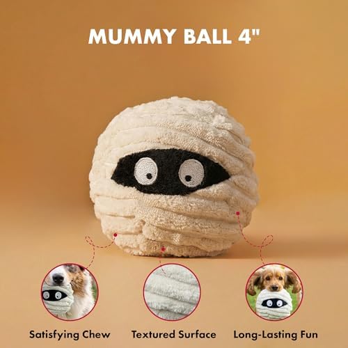 Pet Lou Batmmy EZ Squeaky Ball, Set of 2, 4-inch Width