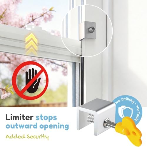 Petoasis Cat Door for Window & Small Dog, Quick Damage-Free Install, 28"-32" Width Adjustable, All Aluminum Frame, 4-Way Lock, Magnetic Closure Cat Window Door, Extra Window Lock & Sealing Strips (M)