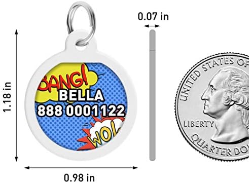 Personalized Pet ID Tag for Dog Cat with QR Passport Global Search System of Lost Pets - Personalized Dog Tags Cat Name Tags - Wow